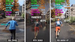 RX 7600 vs RTX 3060 vs RX 6650 XT | Test in 7 Games