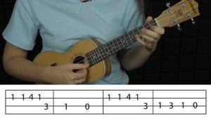 УКУЛЕЛЕ ДЛЯ НАЧИНАЮЩИХ | Простая мелодия на укулеле + ТАБЫ | "Seven Nation Army"