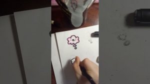 как нарисовать милое облачко?