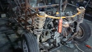 Самодельный багги! Установка двигателя ВАЗ. Кастомная подвеска. Часть 2.