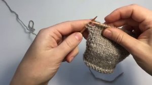 Как красиво оформить край при вязании спицами .