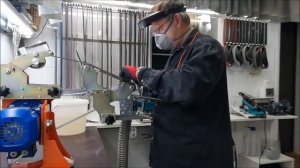 Заточка ножа на гриндере