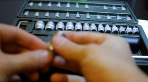 Набор шестигранных головок с трещеткой и битами Дело Техники 46 предметов