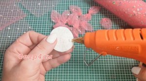 Цветы из фатина просто и легко #Marine_DIY_Guloyan