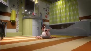 буба танцует ванной комнате