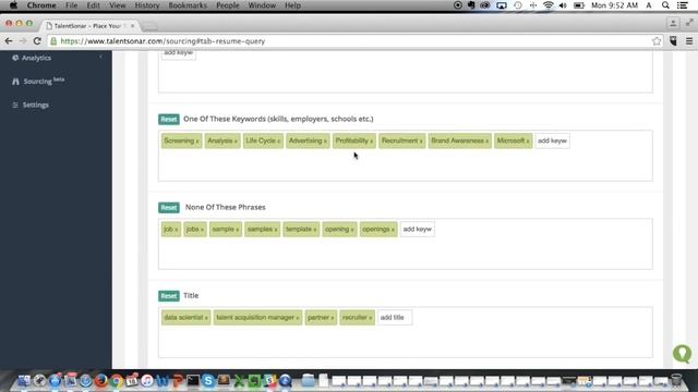 TalentSonar - Auto Generate Boolean Strings From A Resume