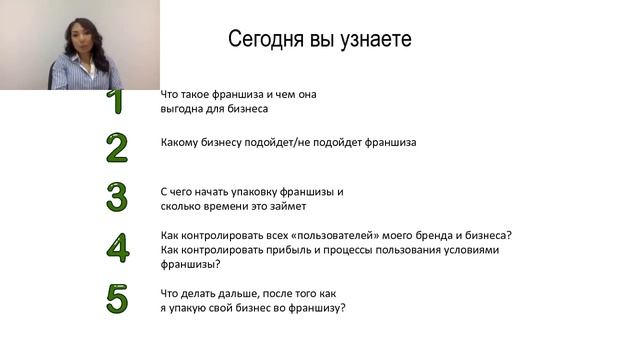 Вебинар "Что такое Франшиза?" и "Как упаковать свой бизнес во франшизу"