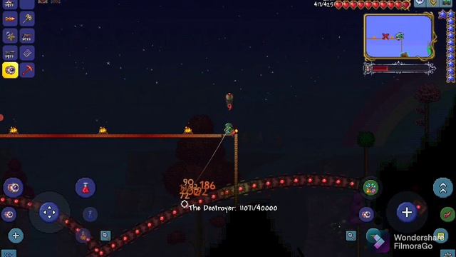 The Destroyer boss fight (Terraria) смотреть онлайн