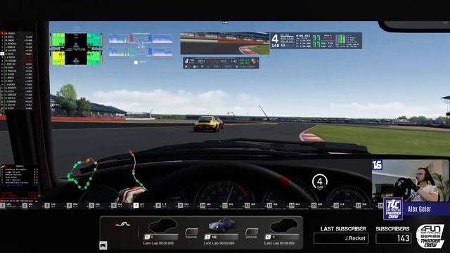 [SRS] Thundercrew/4Fun Sim Racing | Assetto Corsa | Porsche 911 by Singer | Silverstone Int. смотреть онлайн