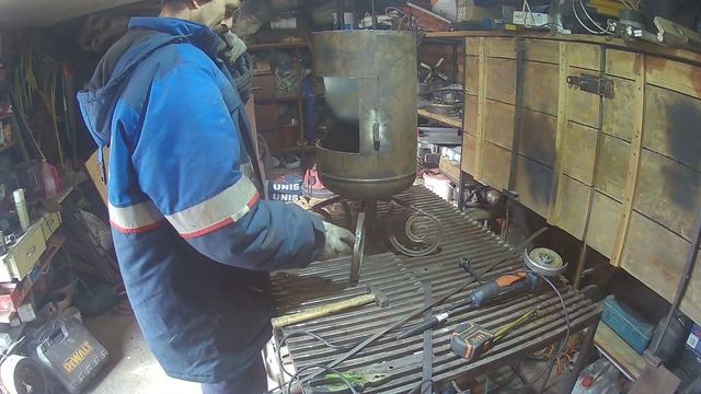 Делаем очаг для казана смотреть онлайн