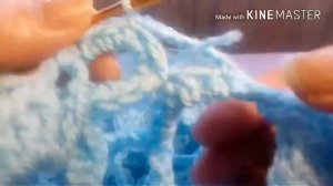 УРОК 68.Обвязка горловины пончо больших размеров.Вязание крючком.