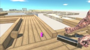 Escape from CRAZY PINK BUFFALO - Animal Revolt Battle Simulator