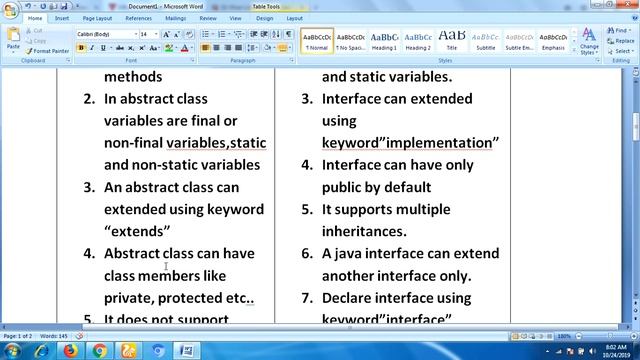 Difference Between abstract class and interface in java смотреть онлайн