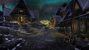 Skyrim Fantasy Ambience I Whiterun at Winter I Ambience for Reading, Study, Relaxing