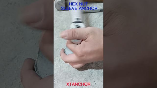 TEST IN CONCRETE-HEX NUT SLEEVE ANCHOR