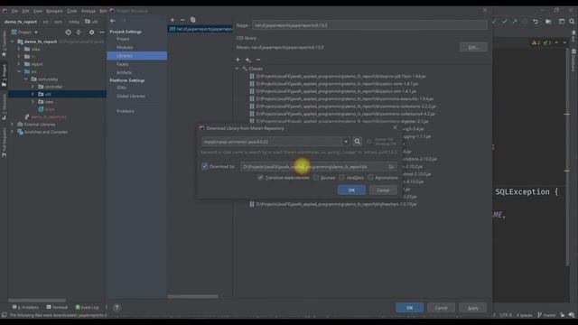 JavaFX Tutorial - Memanggil Jasper Report dari JavaFX | IntelliJ IDEA смотреть онлайн