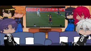 Blue Lock Reacts To Lionel Messi | Anime Reacts | Blue Lock | Gacha Club