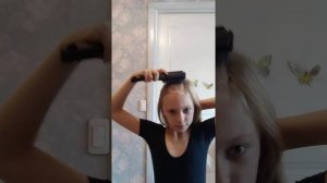 Влог , собираюсь на тренировку и учу вас делать пучки