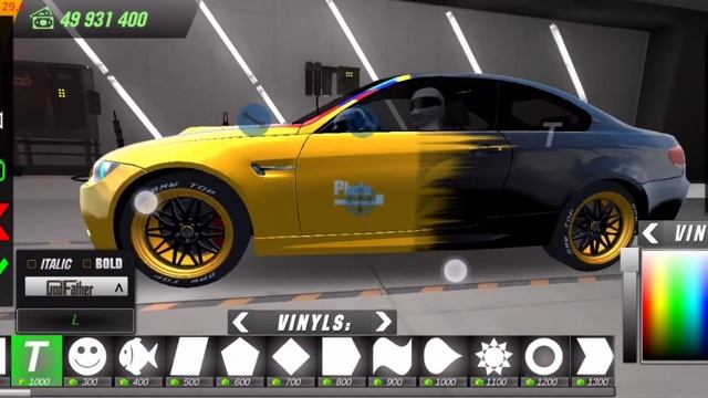 Как сделать крутой винил на BMW M3 e92 в Car Parking Multiplayer