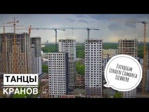 Сиреневый Парк | Лосиноостровский Парк. ТАНЦЫ КРАНОВ. Everdigm. Liebherr. Linden Comansa
