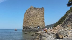 Скала Парус село Прасковеевка, рядом с Геленджиком. Skala Parus Russia.