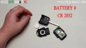 How To Replace A 2009 - 2010 Volkswagen Tiguan Key Fob Remote Battery