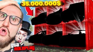 ЭТО НЕВОЗМОЖНО! ОТКРЫЛ 6 КОНТЕЙНЕРОВ ЗА 35.000.000$! САМЫЙ ЖИРНЫЙ ОКУП! (GTA 5 RP)