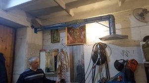 Вытяжка в гараж или мастерскую своими руками.