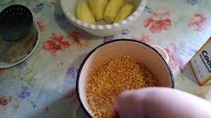 Вкусно!?Гороховый суп с говяжьим хвостом.