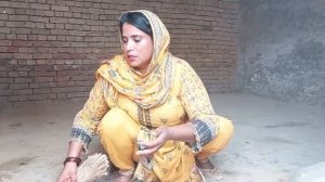 Too much heat and hard work Girl video vlog Village Girl working video Old Room Cleaning video