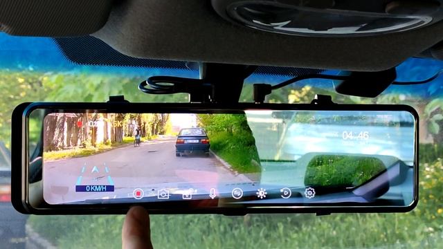 Хит 2021г. Jansite зеркальный автомобильный видеорегистратор с 2.5k разрешением, 2-мя камерами и GP смотреть онлайн