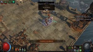 [Path of Exile 3.3] Skeleton Warriors Summoner Necromancer Witch - Pier Map T10 + Zana