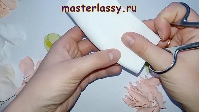 Foam flowers: peony tutorial. Пион из фоамирана: подробный видео урок. Цветы из фома своими руками