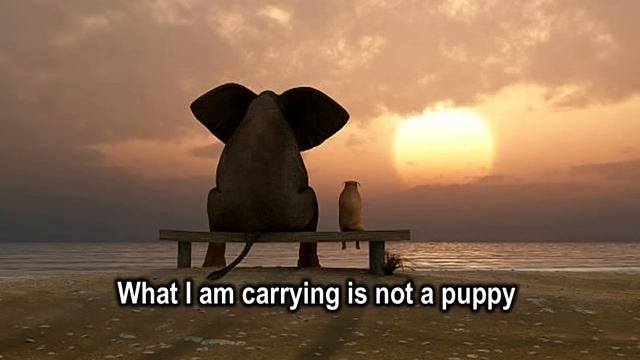 YOU WILL NEVER GIVE UP AFTER THIS | An elephant and dog story | Buddhist story | смотреть онлайн