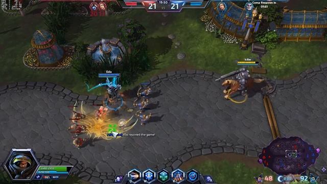 Pentium G4400 + HD 510 Heroes Of The Storm 1360x768 medium settings gameplay смотреть онлайн