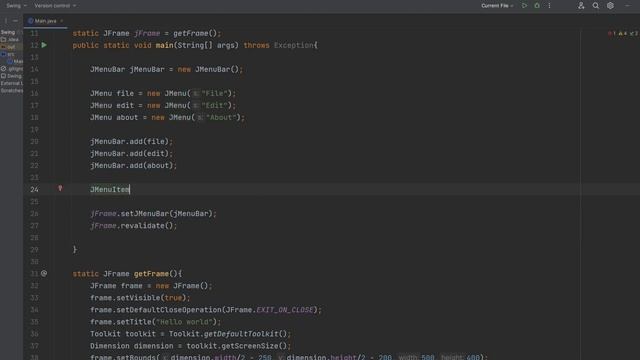 From Beginner to Pro: Creating JavaSwing Menu Part 1 #java #javaswing #javagui # смотреть онлайн