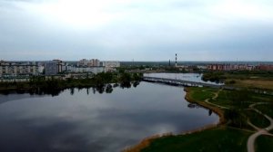 С высоты птичьего полета. Колпино. Чухонка. 4K video