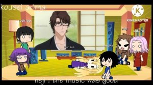 Naruto characters react to Naruto as aizen (Naruto x bleach) gacha life / club
