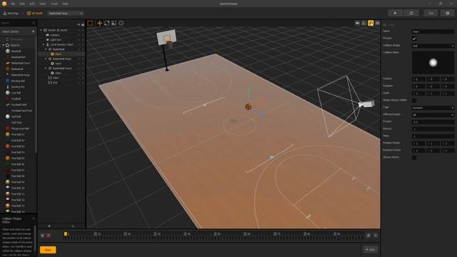 How to Setup Physics for Basketball and Soccer with Buildbox Free 3d Sports Assets смотреть онлайн
