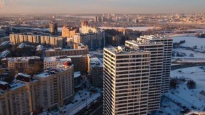 Новосибирск. Левый берег. Немировича-Данченко. Novosibirsk 4K