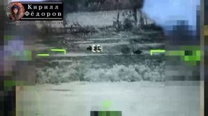 Удар "Вихрем" по технике ВСУ на Запорожском направлении/Strike at the AFU vehicle by "Vichr" ATGM