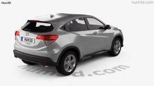 Honda HR-V LX 2018 3D model by Hum3D.com