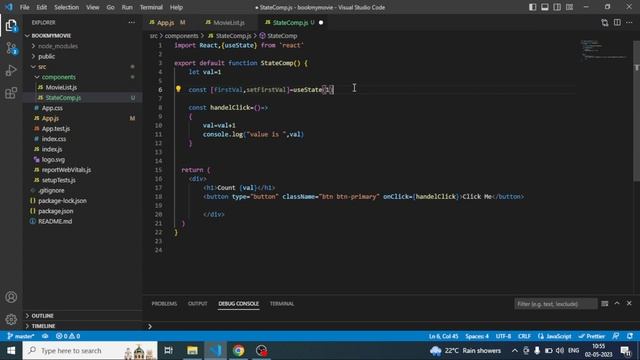 Understanding useState in React | Learn React : From Zero to Hero .Part 11 | In Hindi