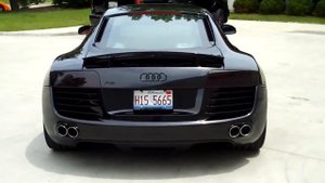 Audi R8 Звук выхлопа!