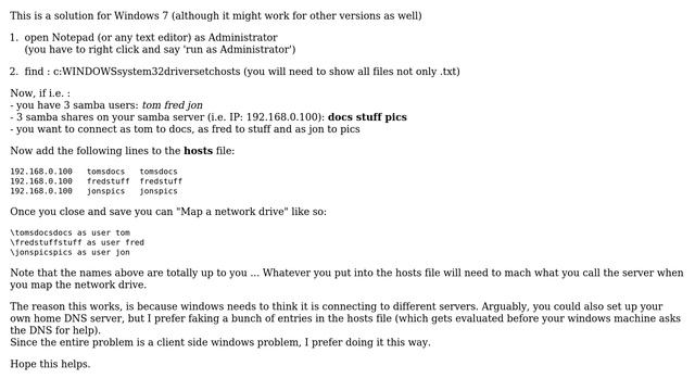 Samba+Windows: Allow multiple connections by different users? (6 Solutions!!) смотреть онлайн