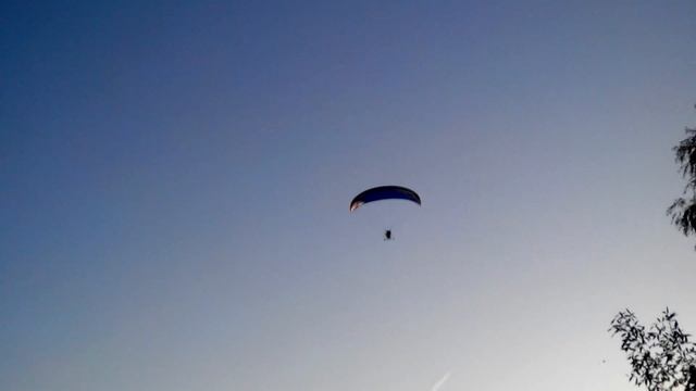 Motor paraglider in Russia on the don river  Мотопараплан вблизи Аксая