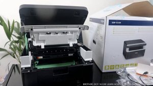 BROTHER  DCP -1612W LEARN HOW TO INSTALL TONER CARTRIDGE