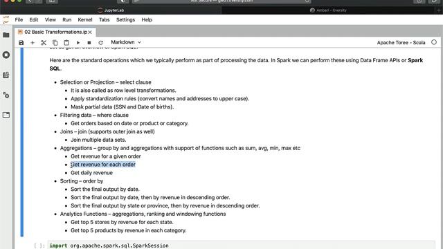 Data Engineering using Spark SQL - Basic Transformations - Spark SQL - Overview смотреть онлайн