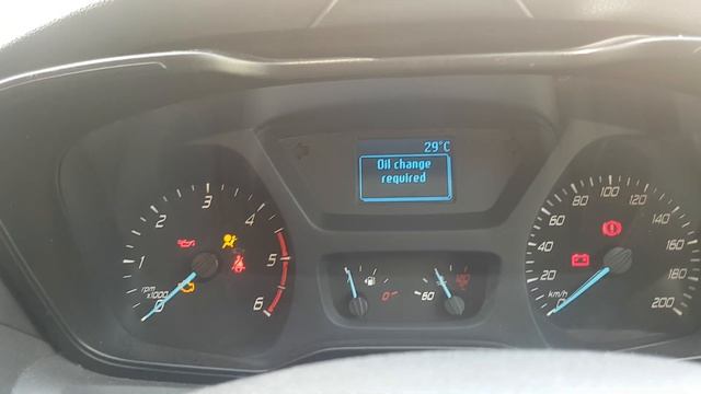 Ford Transit 2014-2018 Oil Service Reminder Reset смотреть онлайн