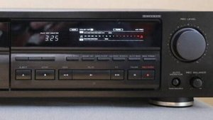 Кассетная дека Kenwood KX-7030 с 3 головками и двойным шарниром Dolby B-C-Япония-1991-1992-год